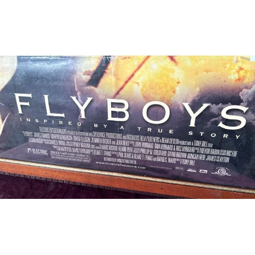 405 - A framed and glazed original Flyboys film poster, featuring James Franco, 106cm (h) x 75cm (w)  / Al... 