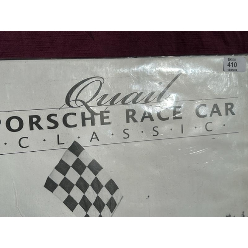 410 - An original 2011 Quail Porsche Race Car Classic poster, 51cm (h) x 40.5cm (w)  / All lots are locate... 