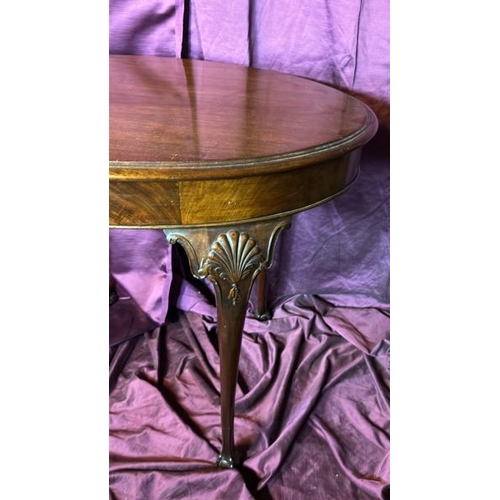 466 - 19th century mahogany occasional table on ball and claw feet, 76cm (h) x 91cm (l) x 59cm (w)  / All ... 