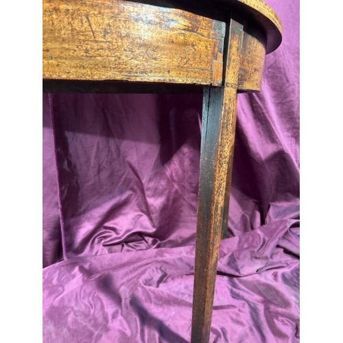 544 - Early 19th century oak inlaid console table, 72cm (h) x 117cm (w) x 60cm (d)  / All lots are located... 