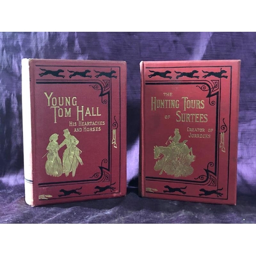 70 - Two equestrian books including Young Tom Hall His Heartaches and Horses, and The Hunting Tours of Su... 