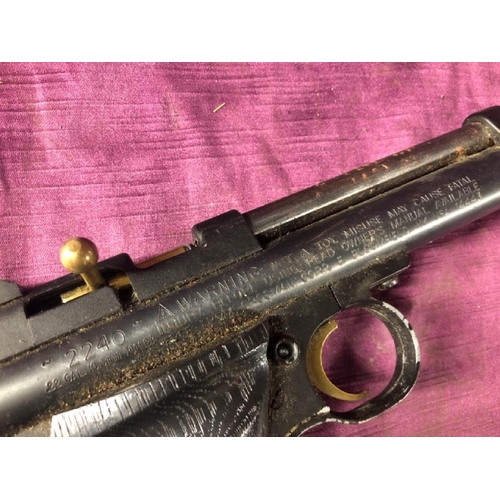 95 - 20th century air pistol, 22 cal  / All lots are located at The Barn, Hampstead Farm, Nr Henley on Th... 