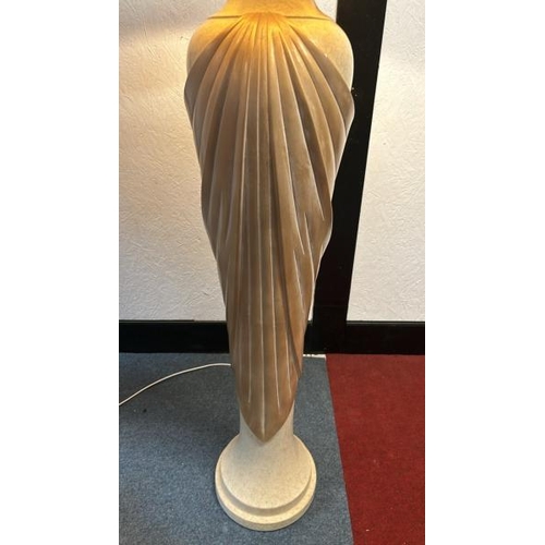 10 - A large ceramic Grecian style lamp in the form of a tall urn, in working order, 162cm (h)  / All lot... 