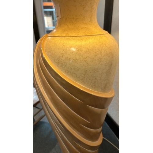 10 - A large ceramic Grecian style lamp in the form of a tall urn, in working order, 162cm (h)  / All lot... 