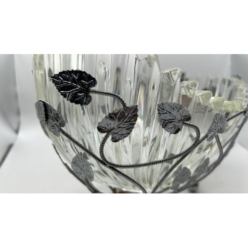 109 - A cut glass fruit basket  / All lots are located at Gower Reclamation, Unit 17b, Crofty Industrial E... 