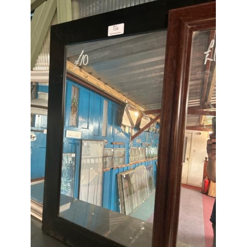 139 - Three assorted framed mirrors, largest 92cm (h) x 67cm (w)  / All lots are located at Gower Reclamat... 