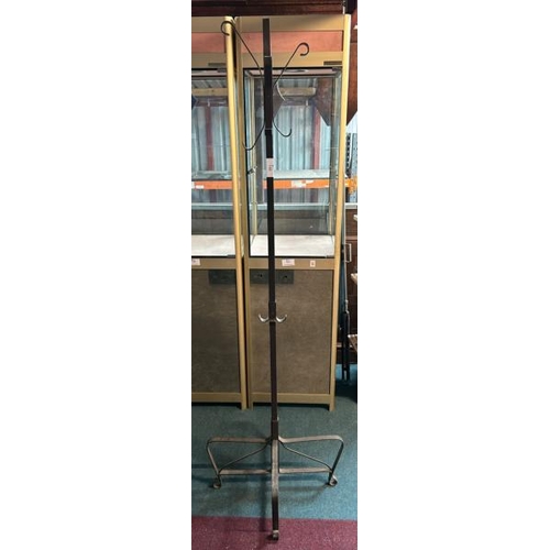 148 - Metal hat/coat stand, 192cm (h)  / All lots are located at Gower Reclamation, Unit 17b, Crofty Indus... 