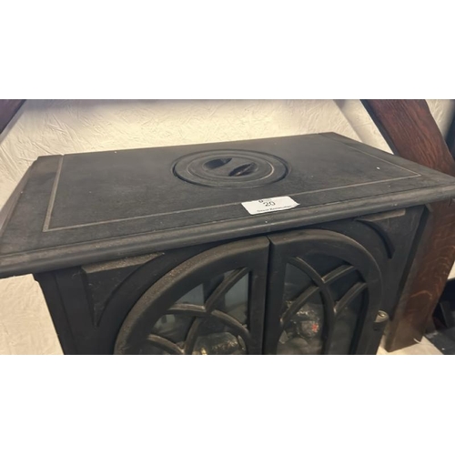 20 - A Dunelm electric stone, 65cm (h) x 60cm (w) x 34cm (d)  / All lots are located at Gower Reclamation... 