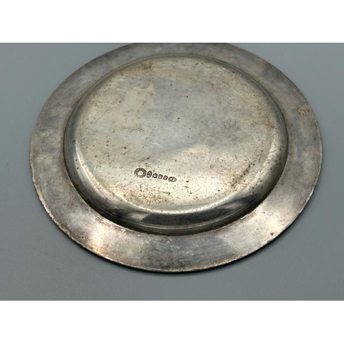 218 - Royal tudorware cake stand and small metal dish  / All lots are located at Gower Reclamation, Unit 1... 