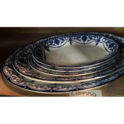 265 - A Whieldonware 'Byron' part dinner service, including serving dishes, gravy boats and plates, approx... 