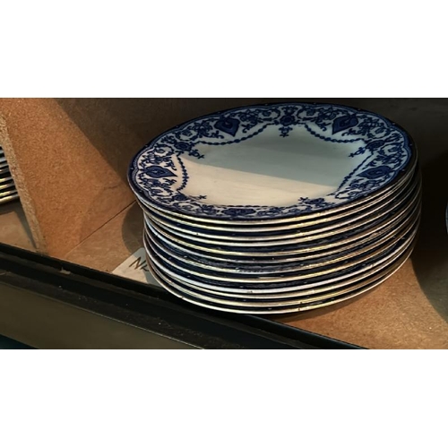 265 - A Whieldonware 'Byron' part dinner service, including serving dishes, gravy boats and plates, approx... 