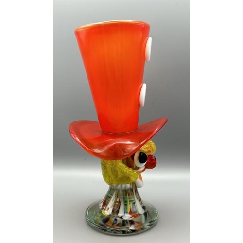 282 - Murano glass clown, 20cm  / All lots are located at Gower Reclamation, Unit 17b, Crofty Industrial E... 