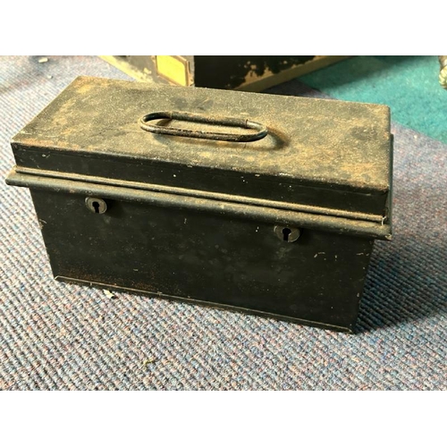 311 - Jordans & Son Ltd metal box, 15cm (h) x 28cm (w) x 14cm (d)  / All lots are located at Gower Reclama... 