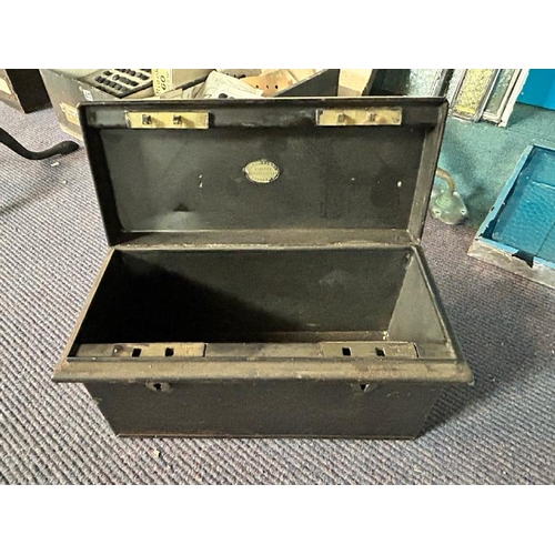 311 - Jordans & Son Ltd metal box, 15cm (h) x 28cm (w) x 14cm (d)  / All lots are located at Gower Reclama... 