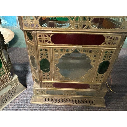 316 - Two Moroccan style ceiling lights, 56cm (h)  / All lots are located at Gower Reclamation, Unit 17b, ... 