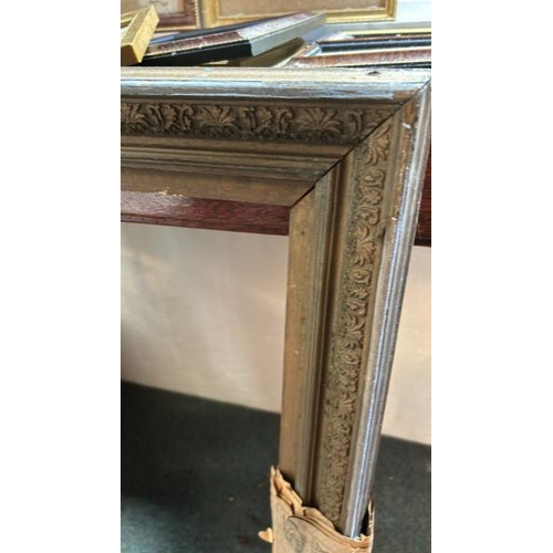 47 - Eleven assorted frames, some with glazing, largest 86cm (h) x 64cm (w)  / All lots are located at Go... 