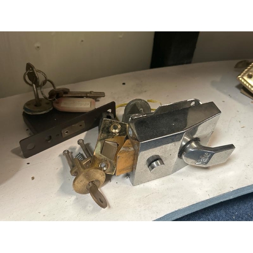 531 - Three assorted locks with keys including two Yale  / All lots are located at Gower Reclamation, Unit... 