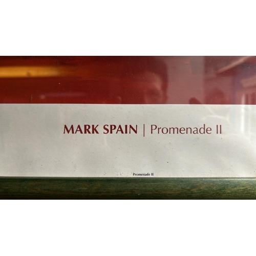 56 - Two similar framed and glazed prints by Mark Spain and Adriana Naveh, each approximately 53cm (h) x ... 