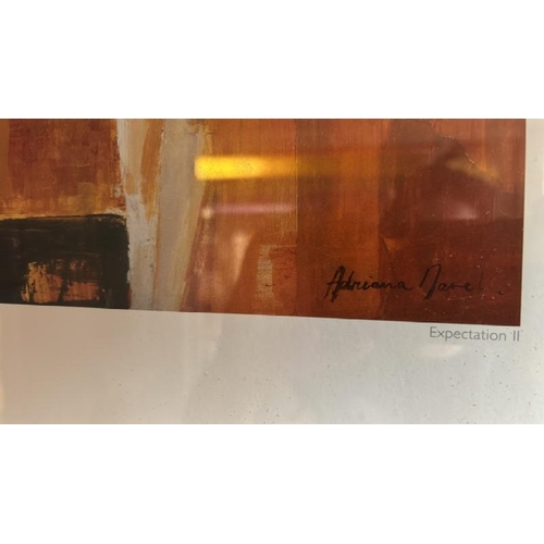 56 - Two similar framed and glazed prints by Mark Spain and Adriana Naveh, each approximately 53cm (h) x ... 