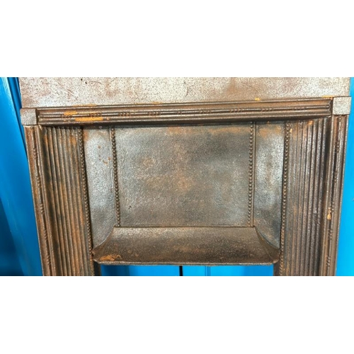 589 - Cast iron fire surround, 50x99.5cm, opening is 30x53cm  / All lots are located at Gower Reclamation,... 