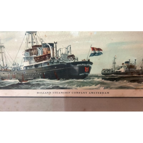 64 - A collection of four various prints, some framed and signed, depicting nautical and countryside scen... 