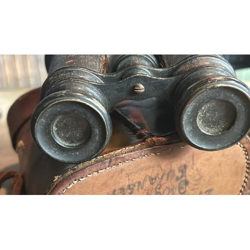 648 - Four assorted old binoculars as found  / All lots are located at Gower Reclamation, Unit 17b, Crofty... 