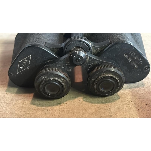 648 - Four assorted old binoculars as found  / All lots are located at Gower Reclamation, Unit 17b, Crofty... 