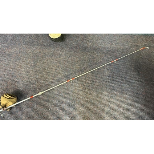 654 - Vintage six foot fishing rod  / All lots are located at Gower Reclamation, Unit 17b, Crofty Industri... 