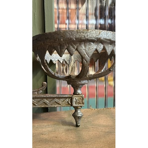 655 - Antique wall hanging lamp holder, 37x14.5cm  / All lots are located at Gower Reclamation, Unit 17b, ... 