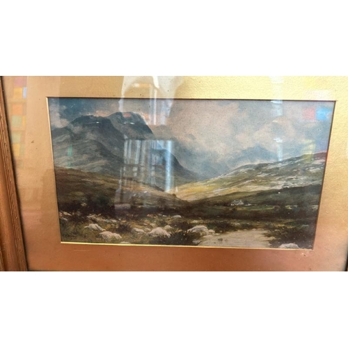 70 - Two framed and glazed watercolors of country scenes, signed F. Robson, 46cm (h) x 64cm (w)  / All lo... 