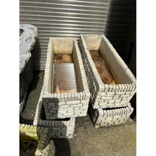 744 - A quantity of assorted garden planters and ornaments  / All lots are located at Gower Reclamation, U... 