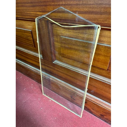 748 - Three oak window frames with matching panes of glass, 92cm (h) x 54cm (w) x 16cm (d)  / All lots are... 