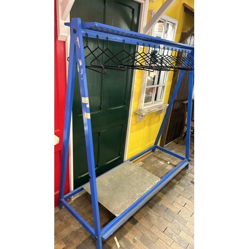 760 - Commercial clothing display rack, 172.5cm (h) x 180cm (w)  / All lots are located at Gower Reclamati... 