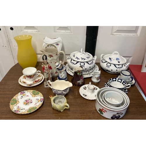 77 - A large collection of assorted china, crockery, figures and more  / All lots are located at Gower Re... 