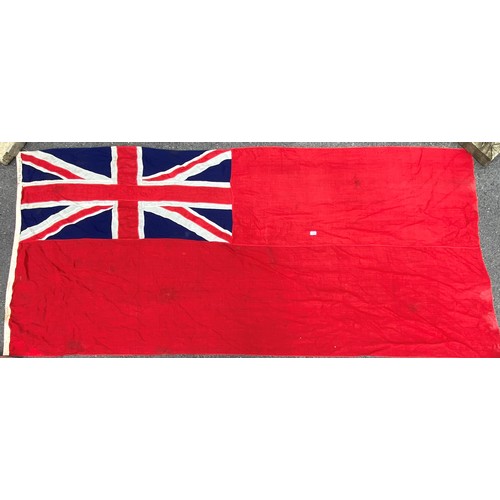 732 - The Red Ensign flag, also known as the Red Duster, used by British merchant and passenger ships to i... 