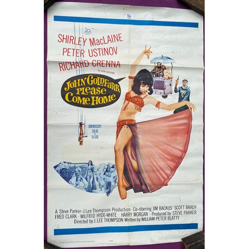 763 - Original film poster, John Goldfarb, Please Come Home featuring Shirley Maclaine  / All lots are loc... 