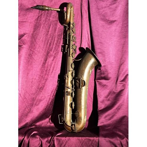 792 - Vintage 19th century Saxaphone, 100cm (h) / All lots are located at The Barn, Hampstead Farm, Nr Hen... 