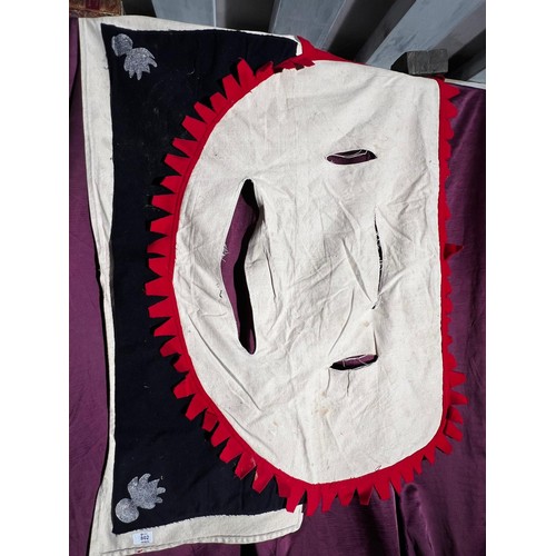 802 - Napoleonic Cavalry blanket, movie prop or re-enactment / All lots are located at The Barn, Hampstead... 