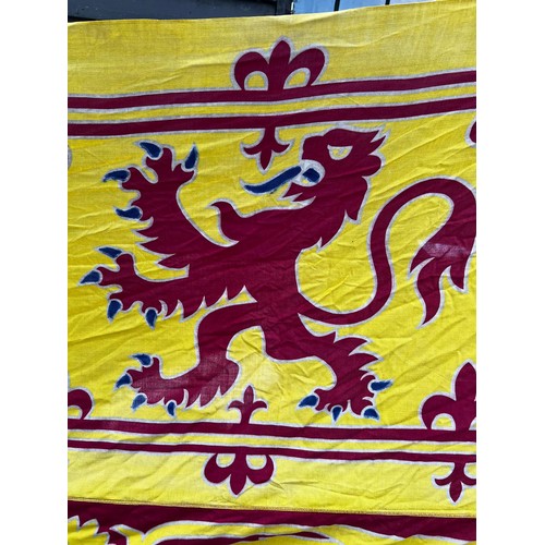 813 - A large original Royal Standard flag, originally from Windsor, minor wear to one corner, good clolou... 