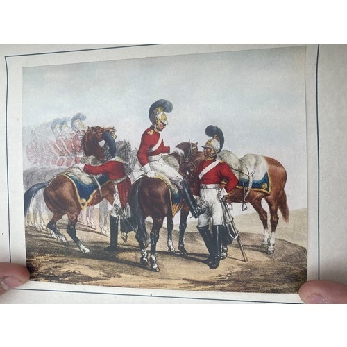 819 - Military print, cavalry scene  / All lots are located at The Barn, Hampstead Farm, Nr Henley on Tham... 