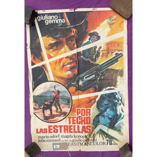 824 - Original film poster, Por Techo Las Estrellas  / All lots are located at The Barn, Hampstead Farm, N... 