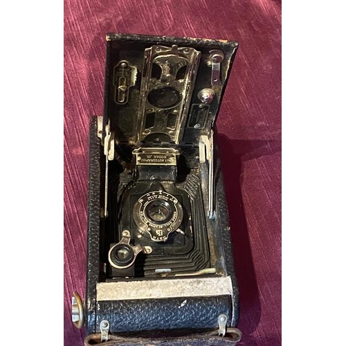 872 - (Property of the Schlaefli Estate), Vintage Kodak Folding Camera, carried by Robin Schaefly througho... 