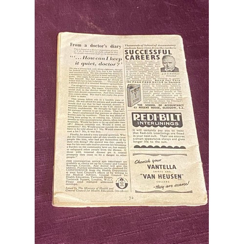 874 - (Property of the Schlaefli Estate), A men's wartime magazine from May 1944 / All lots are located at... 