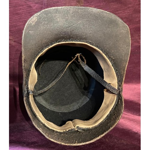 681 - A 19th century style theatrical peaked cap to a Victorian rifle company / All lots are located at Th... 