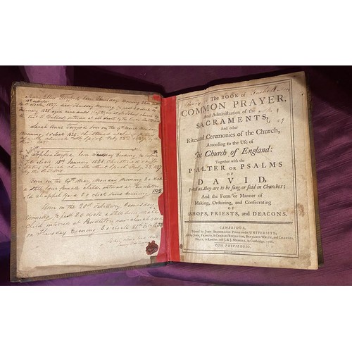 691 - 18th century book of common prayer, dated 1788 / All lots are located at The Barn, Hampstead Farm, N... 