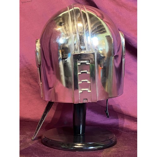 919 - A movie prop promotional helmet replica for the Star Wars Mandalorian / All lots are located at The ... 