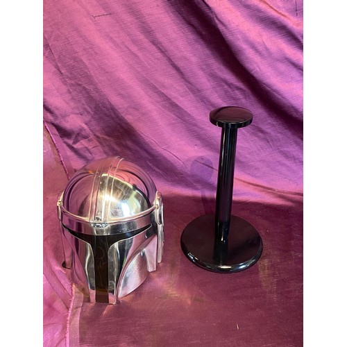 919 - A movie prop promotional helmet replica for the Star Wars Mandalorian / All lots are located at The ... 