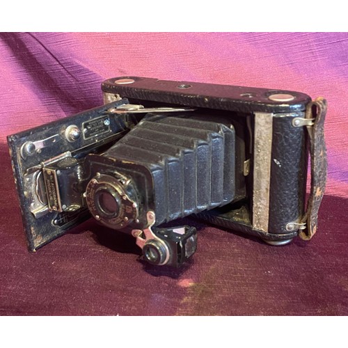 872 - (Property of the Schlaefli Estate), Vintage Kodak Folding Camera, carried by Robin Schaefly througho... 