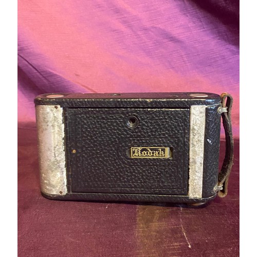 872 - (Property of the Schlaefli Estate), Vintage Kodak Folding Camera, carried by Robin Schaefly througho... 