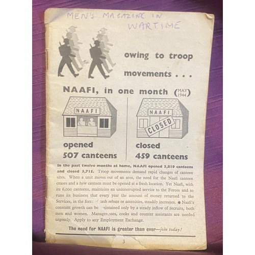 874 - (Property of the Schlaefli Estate), A men's wartime magazine from May 1944 / All lots are located at... 